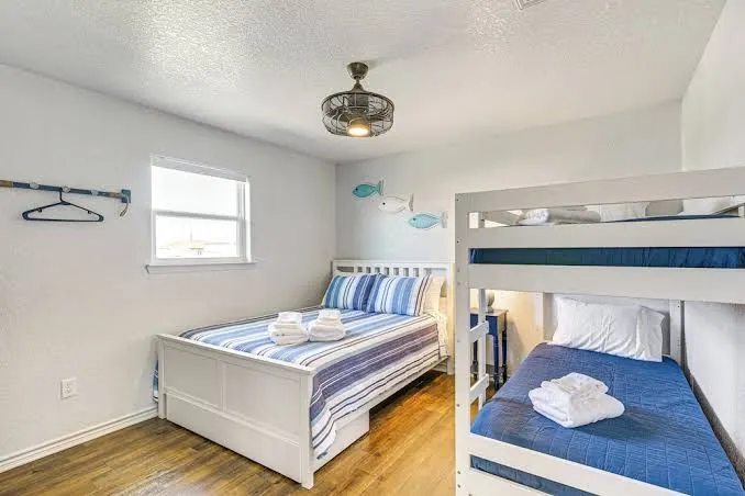 1 Block to Surfside Beach: Home w/ Gulf Views!