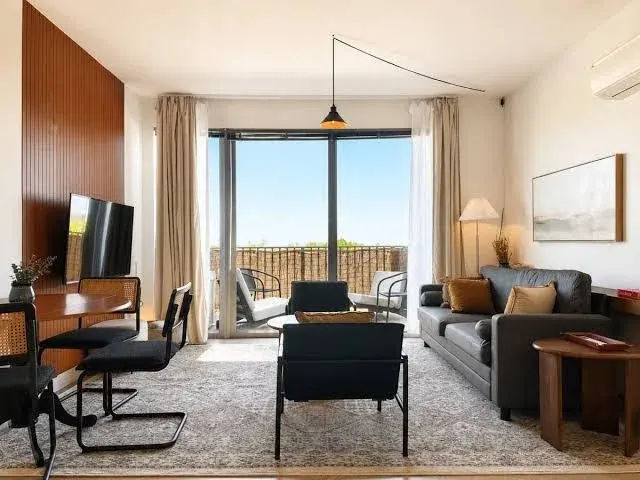 Bay View Designer 2BR Best Location with Balcony, Gym, and Terrace