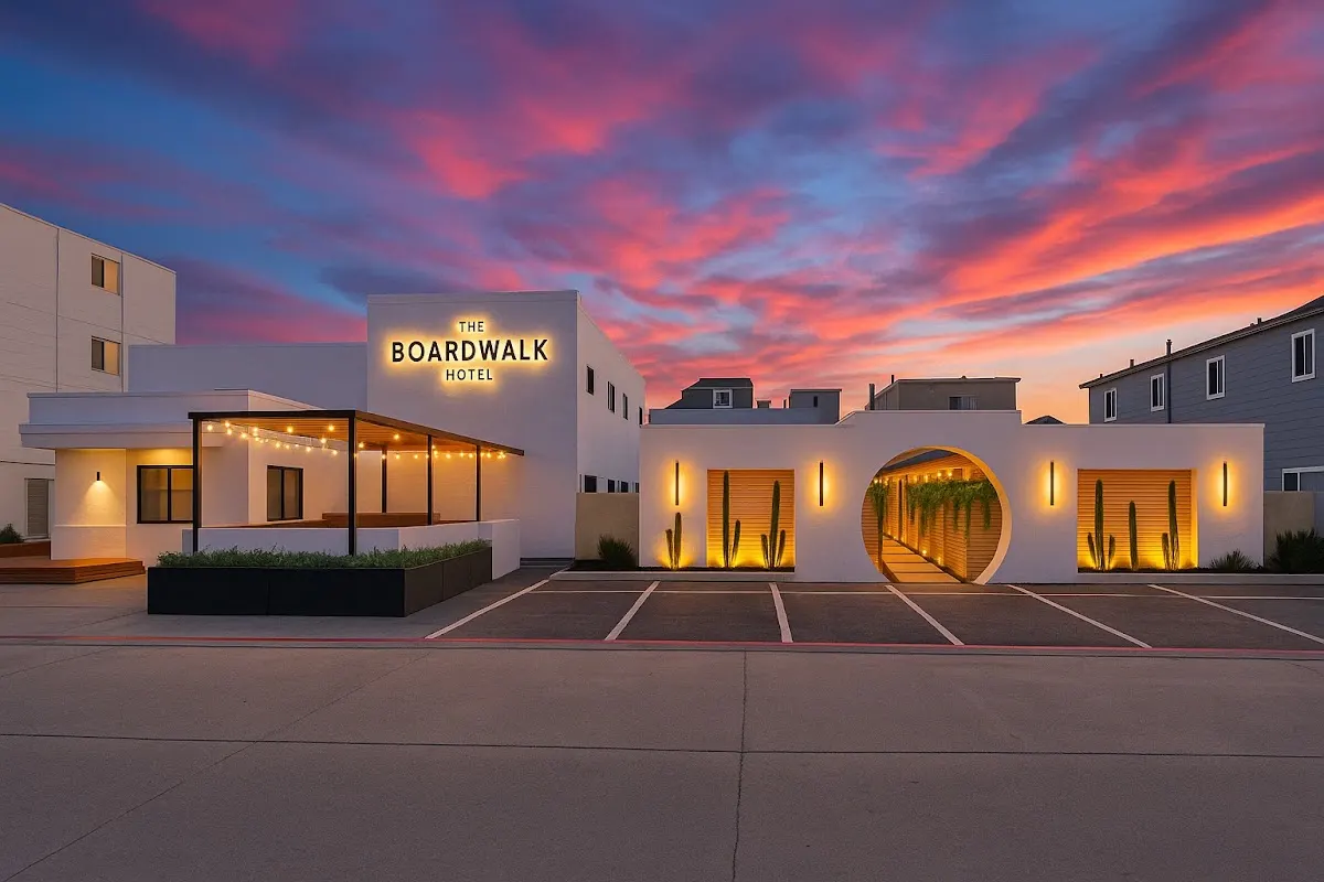 The Boardwalk Hotel: Bikes, Boards & Beach Gear Included